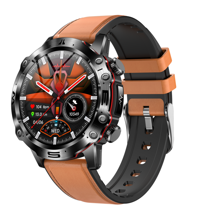 Montre Intelligente de Santé avec ECG et Suivi de Fitness – Écran AMOLED 1,43 2