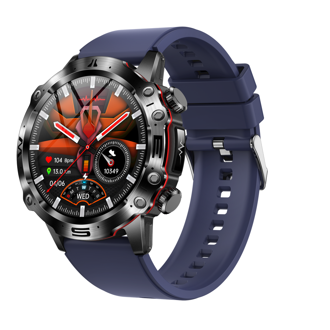 Montre Intelligente de Santé avec ECG et Suivi de Fitness – Écran AMOLED 1,43 3