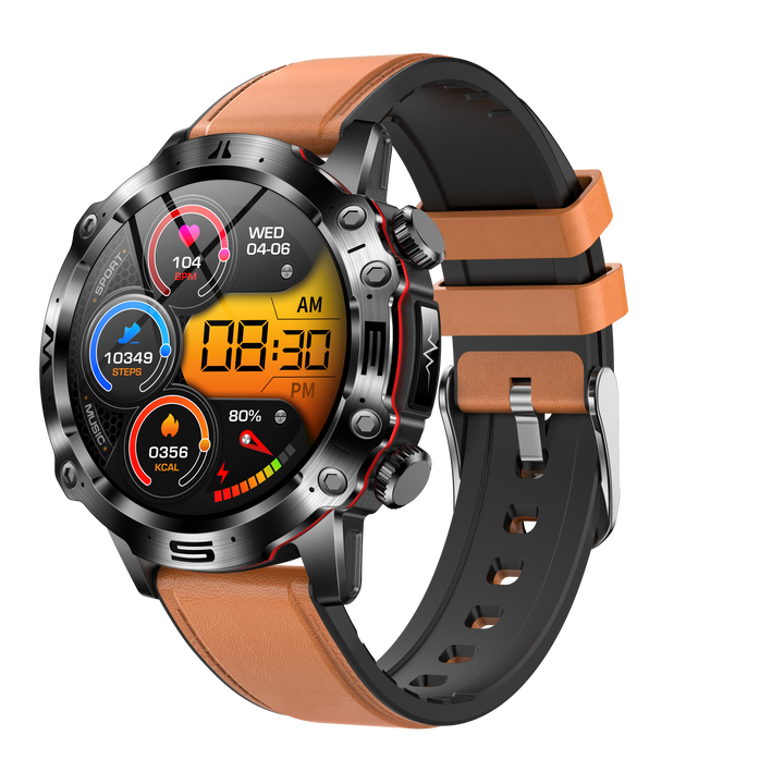 Montre Intelligente de Santé avec ECG et Suivi de Fitness – Écran AMOLED 1,43 5