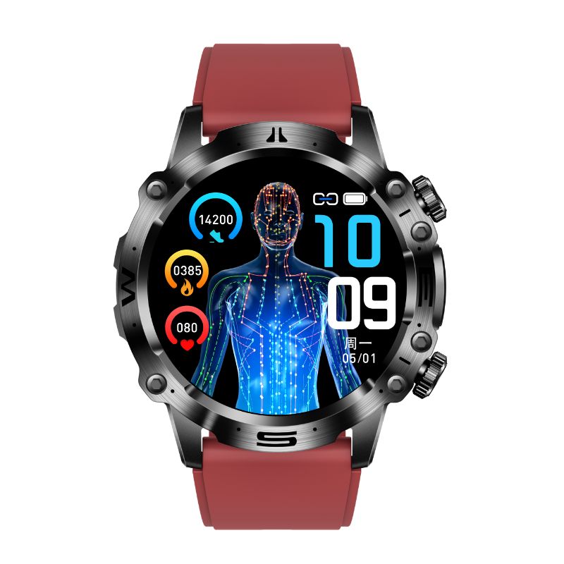Montre Intelligente de Santé avec ECG et Suivi de Fitness – Écran AMOLED 1,43 7