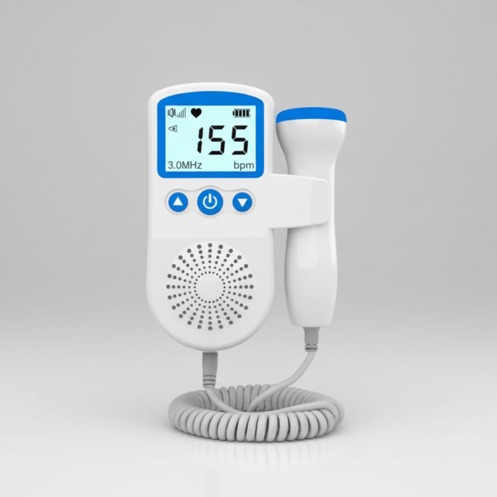 Mother's Day Gift Baby Monitor Fetal Doppler Heartbeat Detector 5