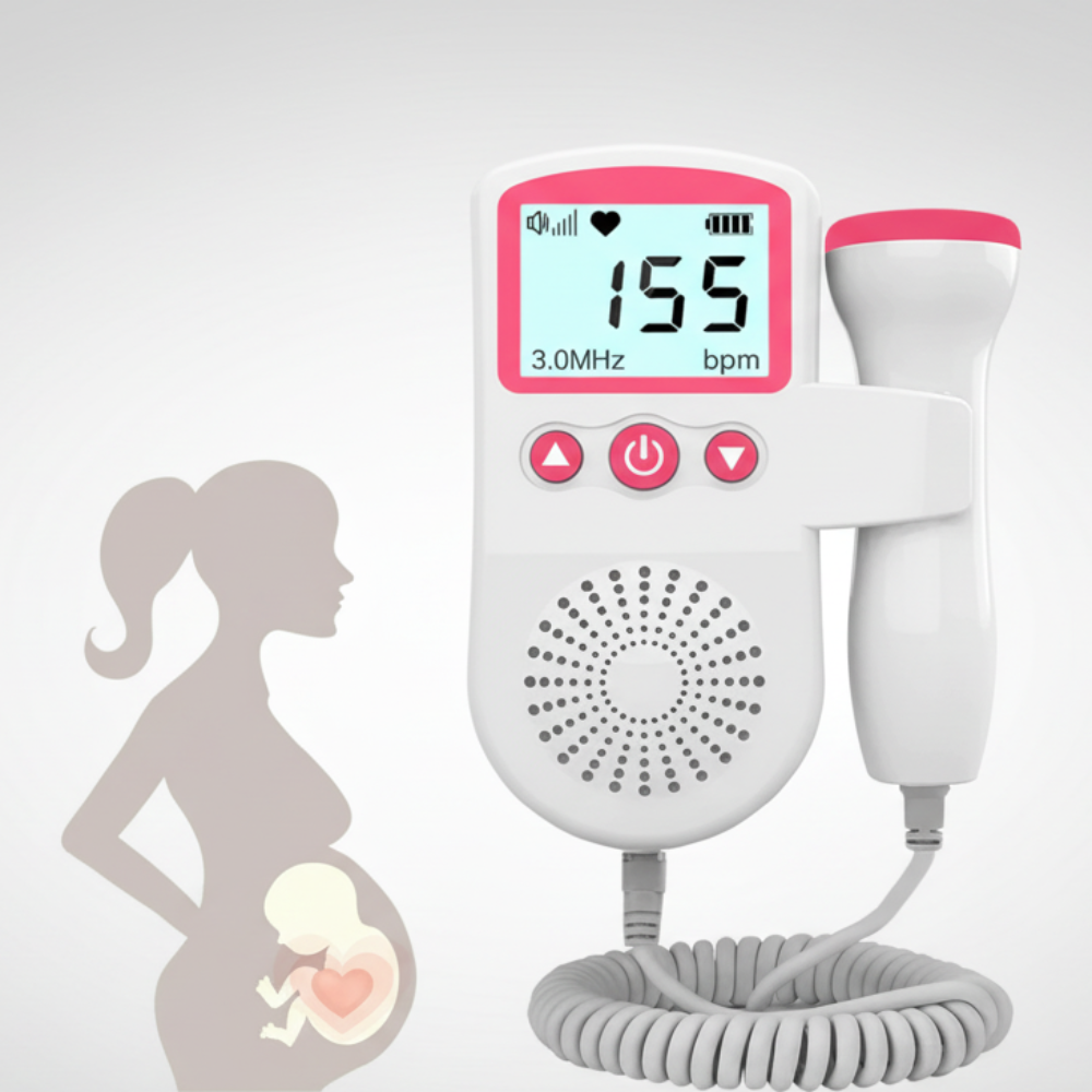 Mother's Day Gift Baby Monitor Fetal Doppler Heartbeat Detector 1