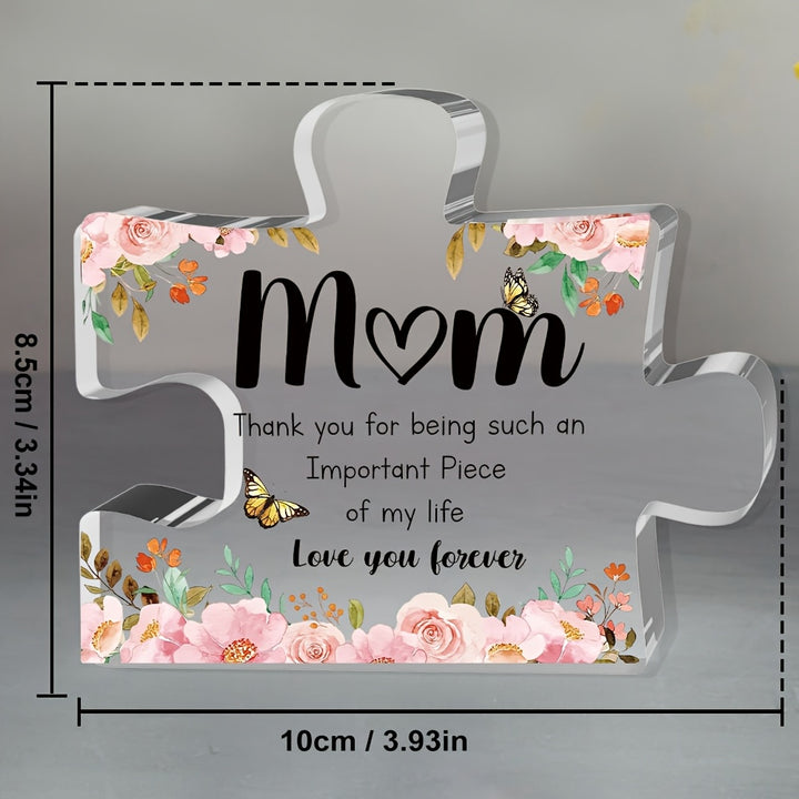 Mother's Day Home Decor Puzzle Floral Butterfly Ornament 6