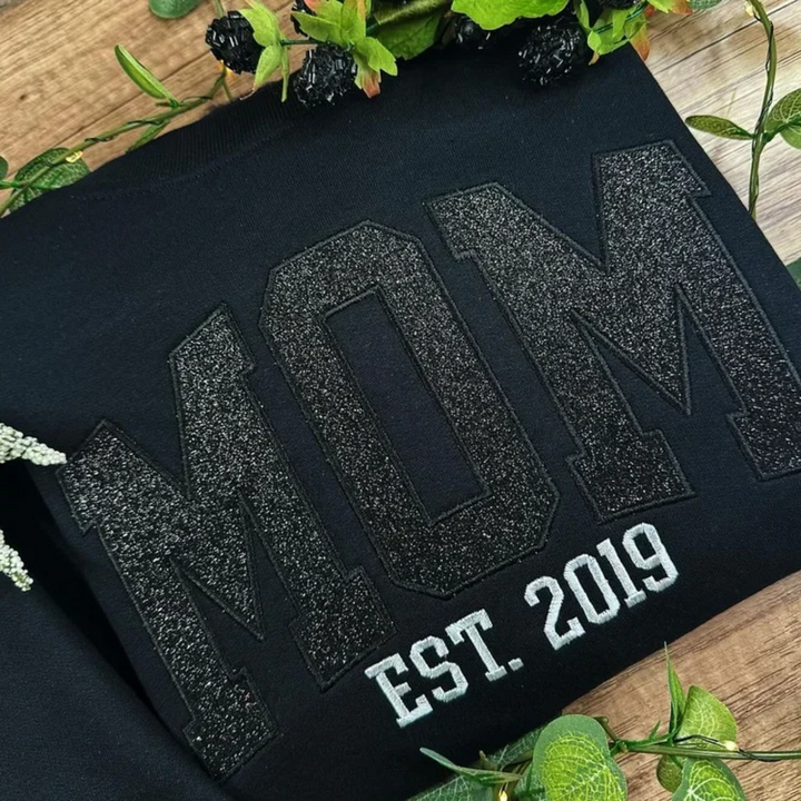 Mother's Day Personalized Sweatshirt Embroidery Gift Warm Love 3