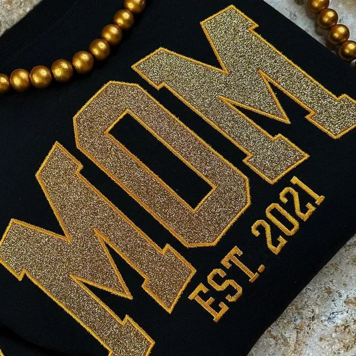 Mother's Day Personalized Sweatshirt Embroidery Gift Warm Love 4