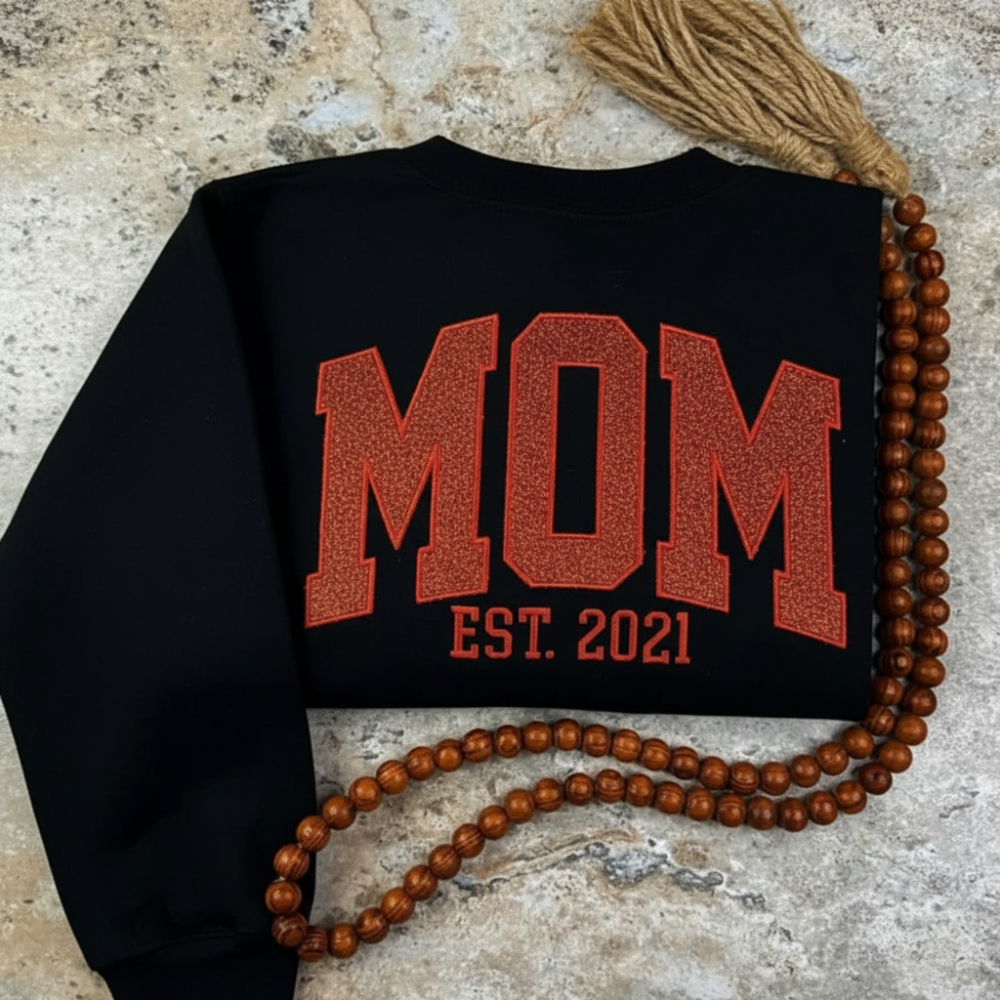 Mother's Day Personalized Sweatshirt Embroidery Gift Warm Love 5