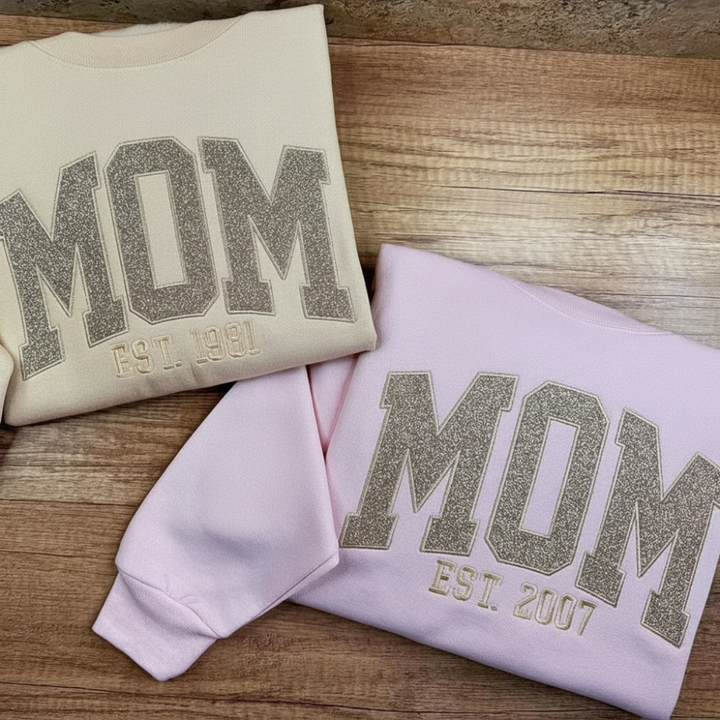 Mother's Day Personalized Sweatshirt Embroidery Gift Warm Love 6
