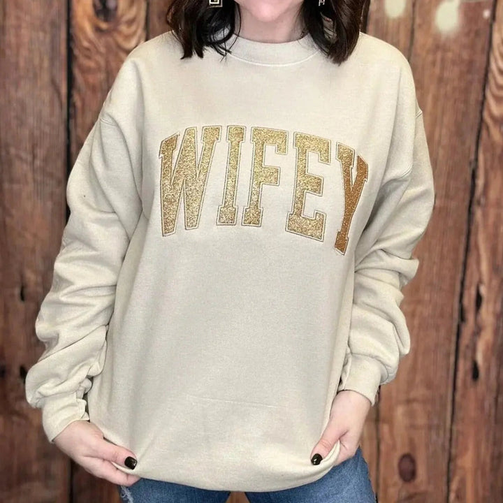 Mother's Day Personalized Sweatshirt Embroidery Gift Warm Love 7