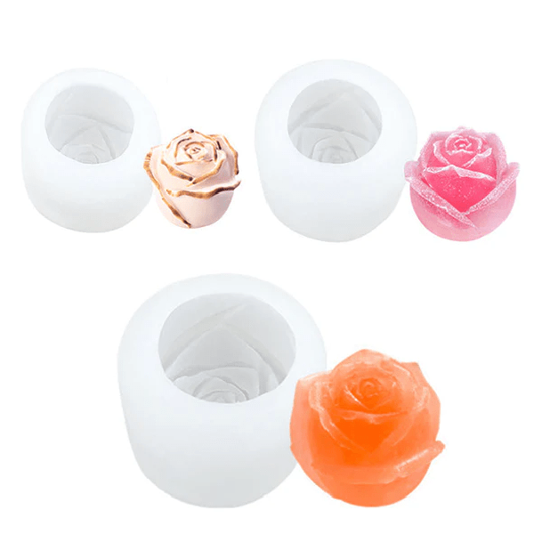 Moule à Glaçons en Silicone Rose – Bac à Glaçons Créatif et Flexible pour Cocktails et Boissons Élégantes 8