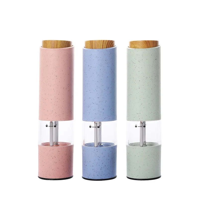 Moulin à Épices Électrique en Céramique – Moulin à Poivre et Sel Pratique avec Design Élégant pour Cuisine 3