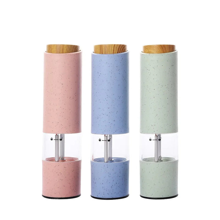 Moulin à Épices Électrique en Céramique – Moulin à Poivre et Sel Pratique avec Design Élégant pour Cuisine 3