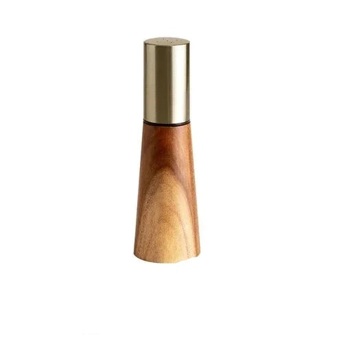 Moulin à Poivre en Bois d'Acacia avec Mécanisme Réglable - Design Élégant et Précis pour Cuisine 3