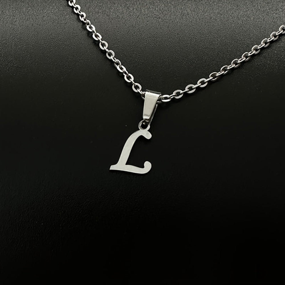 Halskette Muttertagsgeschenk Anhänger mit Anfangsbuchstabe Silber Schmuck