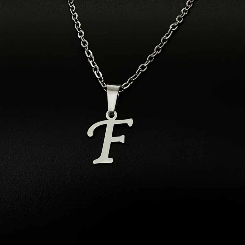 Halskette Muttertagsgeschenk Anhänger mit Anfangsbuchstabe Silber Schmuck