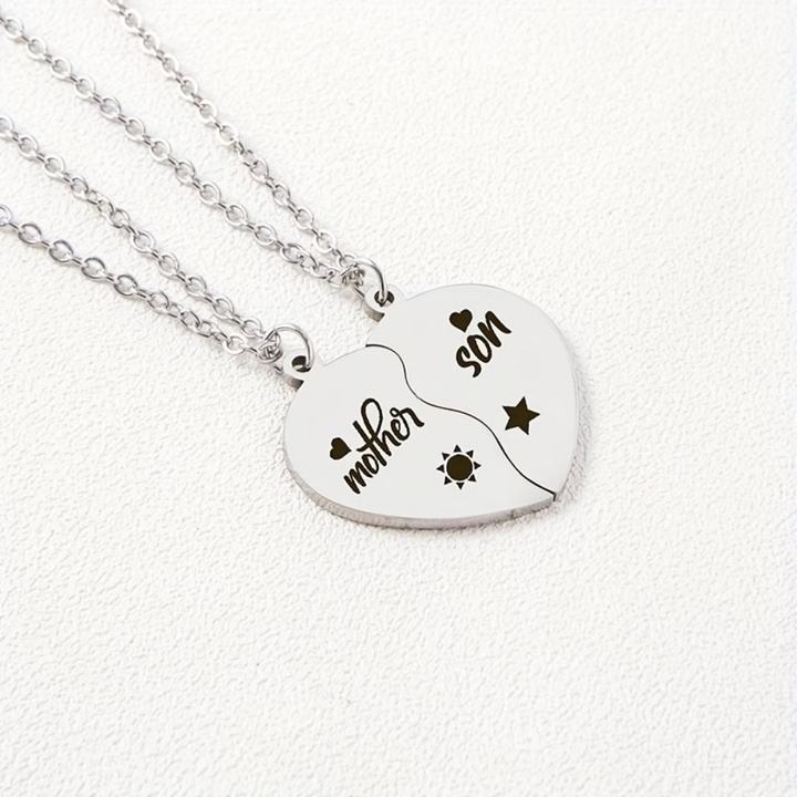 Halskette Muttertagsgeschenk Mutter-Tochter Herz Partner-Set