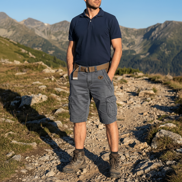 Hiking Cargo Shorts Mens Durable Utility Work Outdoor Shorts