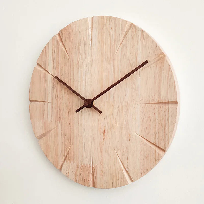 NordicNature | Horloge murale en bois massif 3