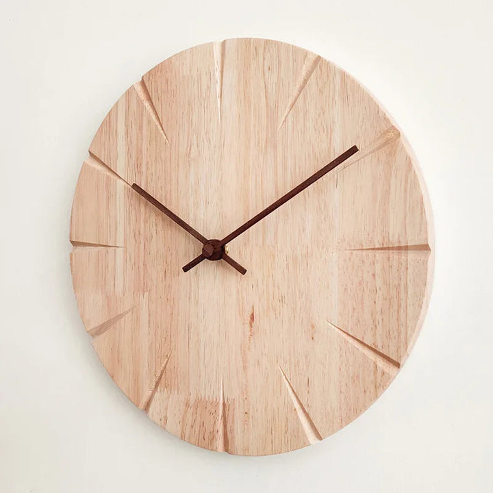 NordicNature | Horloge murale en bois massif 3