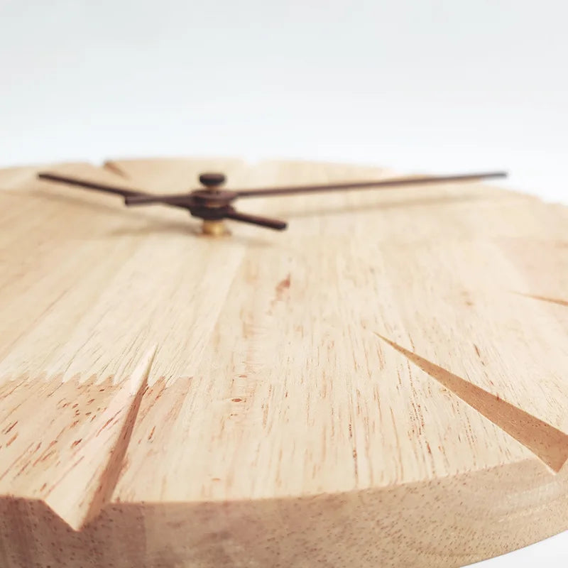 NordicNature | Horloge murale en bois massif 4