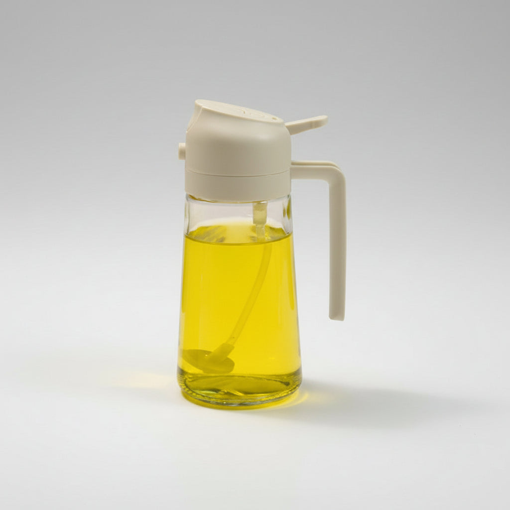 Oil Sprayer Glass Dispenser Bottle Cooking Kitchen Use
