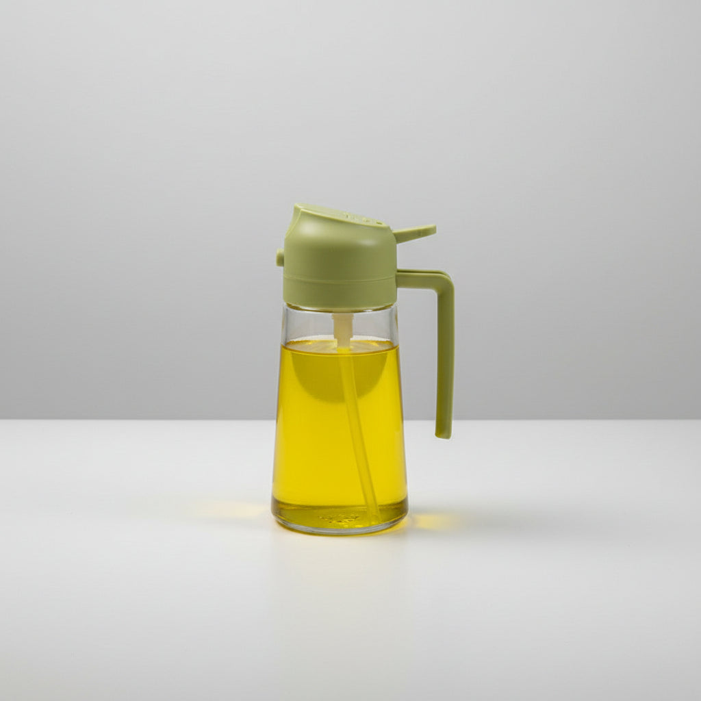 Oil Sprayer Glass Dispenser Bottle Cooking Kitchen Use