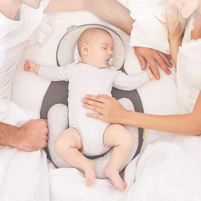 Oreiller Ergonomique pour Bébé en Coton Modal et Maillage 3D – Soutien Optimal pour Nouveau-né, Confort Respirant 3