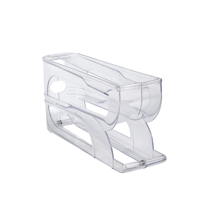 Organisateur à Œufs en Plastique Durable avec Diapositive Automatique – 3/4 Couches pour Réfrigérateur, Design Ludique et Gain de Place 7