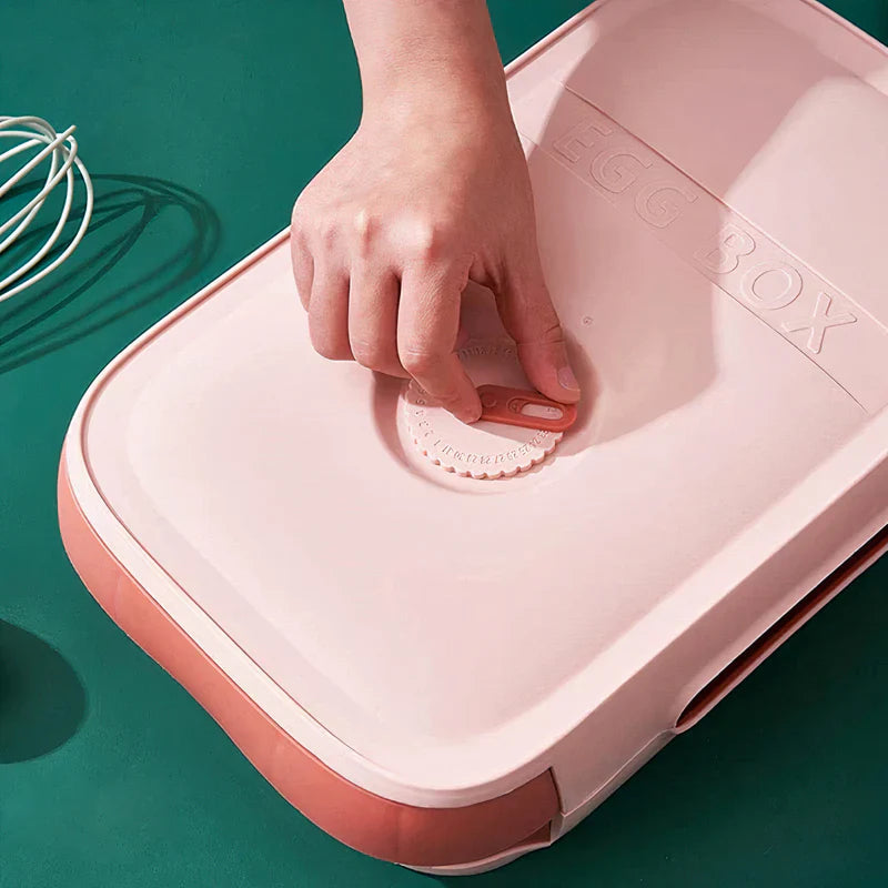 Organisateur d'Œufs avec Suivi des Dates – Solution Pratique et Durable pour Réfrigérateur, Plastique Haute Qualité, 32 cm x 21 cm x 7,8 cm 3