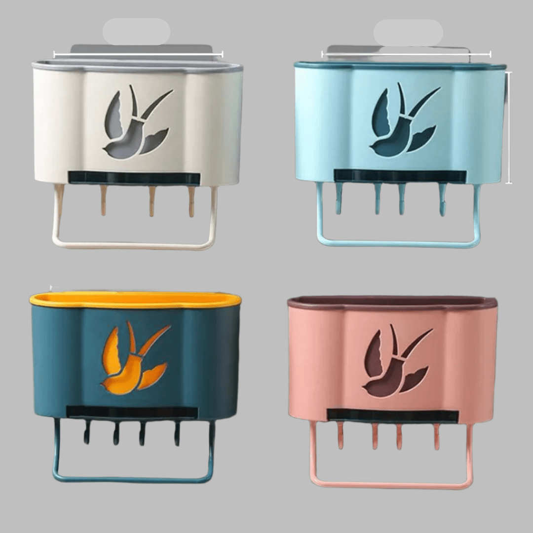 Organisateur de Cuisine Intelligent avec Support Téléphonique – Rangement Pratique et Esthétique pour Ustensiles et Épices 4