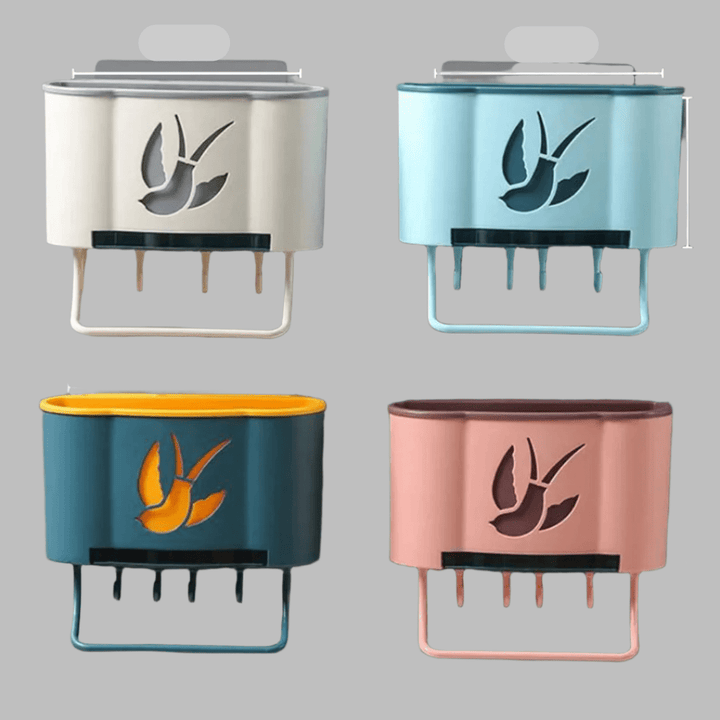 Organisateur de Cuisine Intelligent avec Support Téléphonique – Rangement Pratique et Esthétique pour Ustensiles et Épices 4