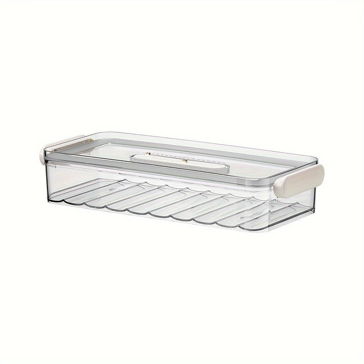 Organisateur de Frigo Transparent Empilable pour Fruits et Légumes - Rangement Optimal dans le Frigo 0