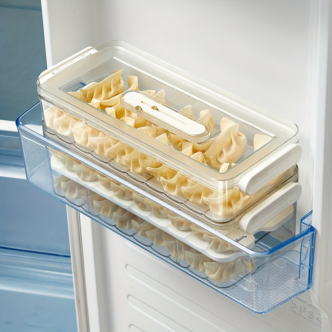 Organisateur de Frigo Transparent Empilable pour Fruits et Légumes - Rangement Optimal dans le Frigo 5