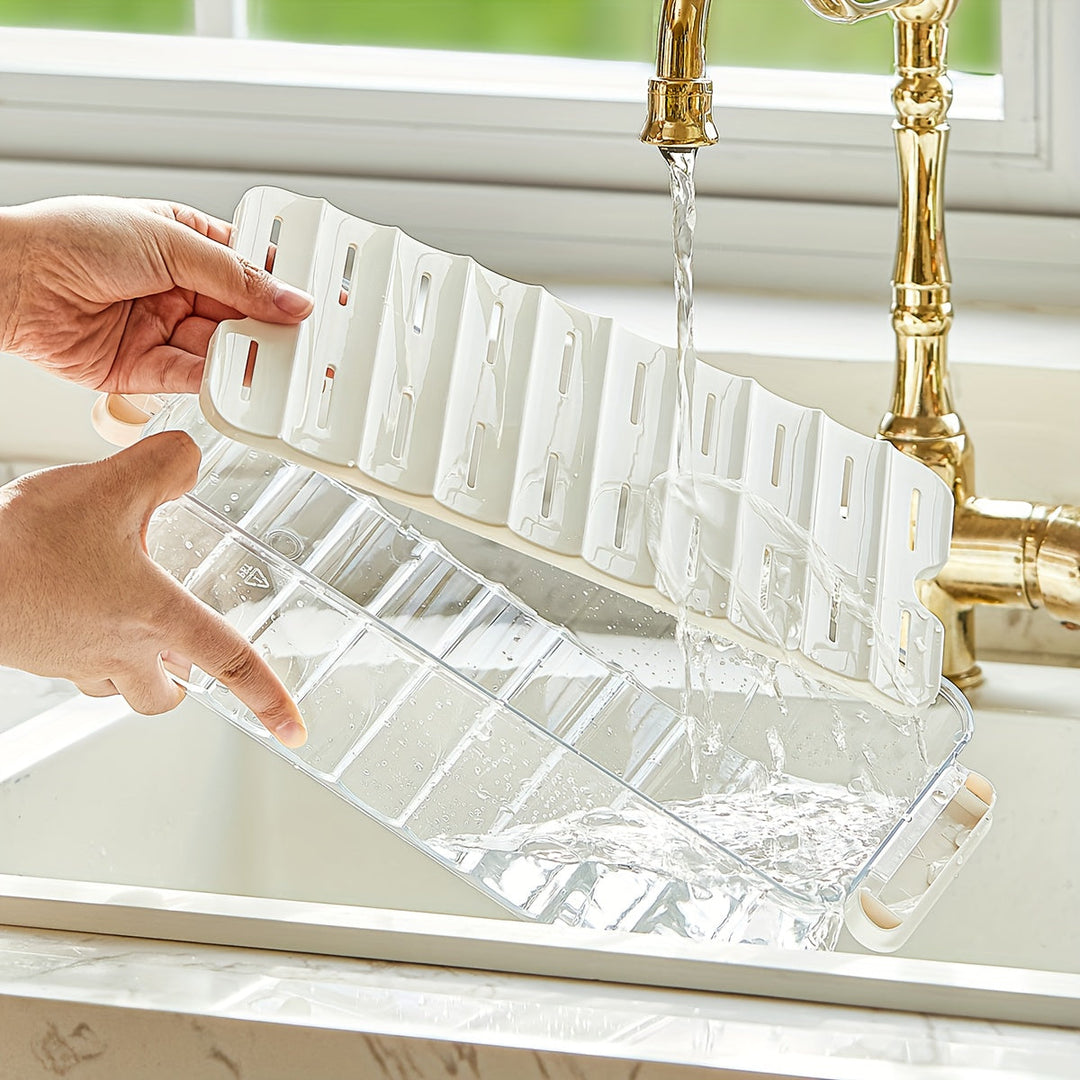 Organisateur de Frigo Transparent Empilable pour Fruits et Légumes - Rangement Optimal dans le Frigo 6