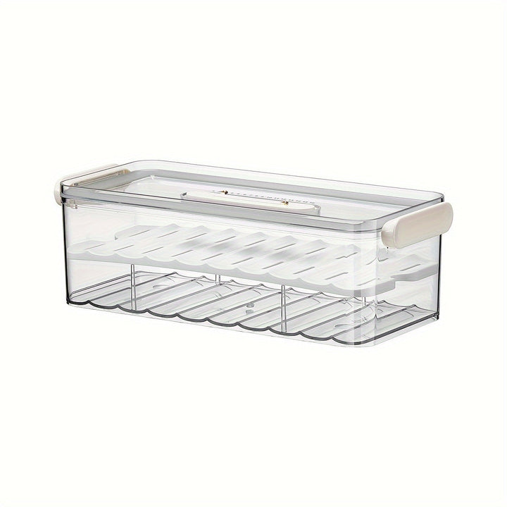 Organisateur de Frigo Transparent Empilable pour Fruits et Légumes - Rangement Optimal dans le Frigo 7