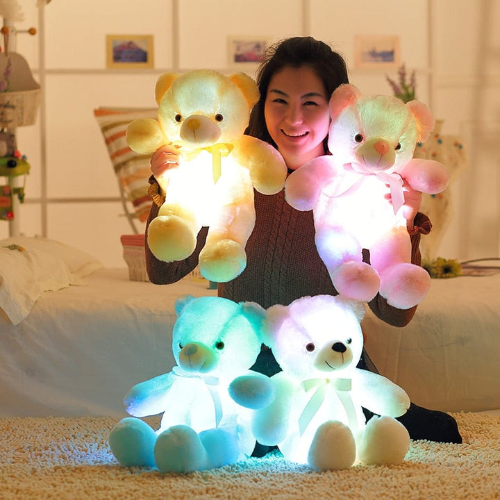 Ours en Peluche Lumineux pour Enfants – Peluche Douce avec Lumière Apaisante pour le Coucher 1