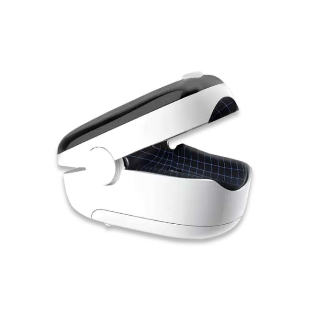 Oxymètre de pouls avec écran OLED – Surveillance de la fréquence cardiaque et de l'oxygène, appareil de santé compact blanc 1