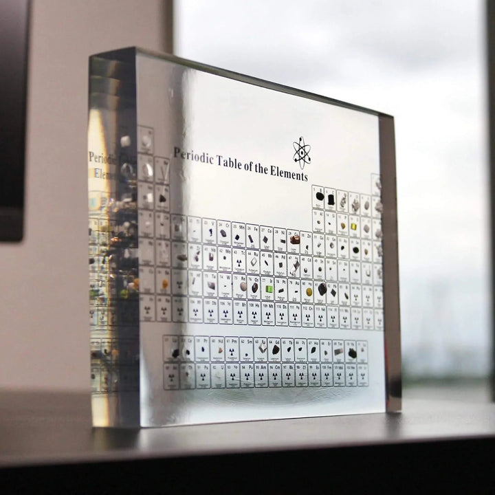 Periodic Table Wall Art Glass Educational Display Chemistry Decor