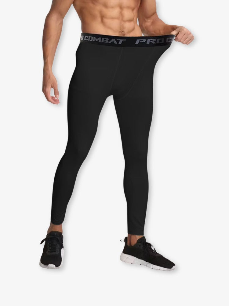 Pantalon long de compression haut de gamme - Pantalon thermique correcteur pour athlètes 1