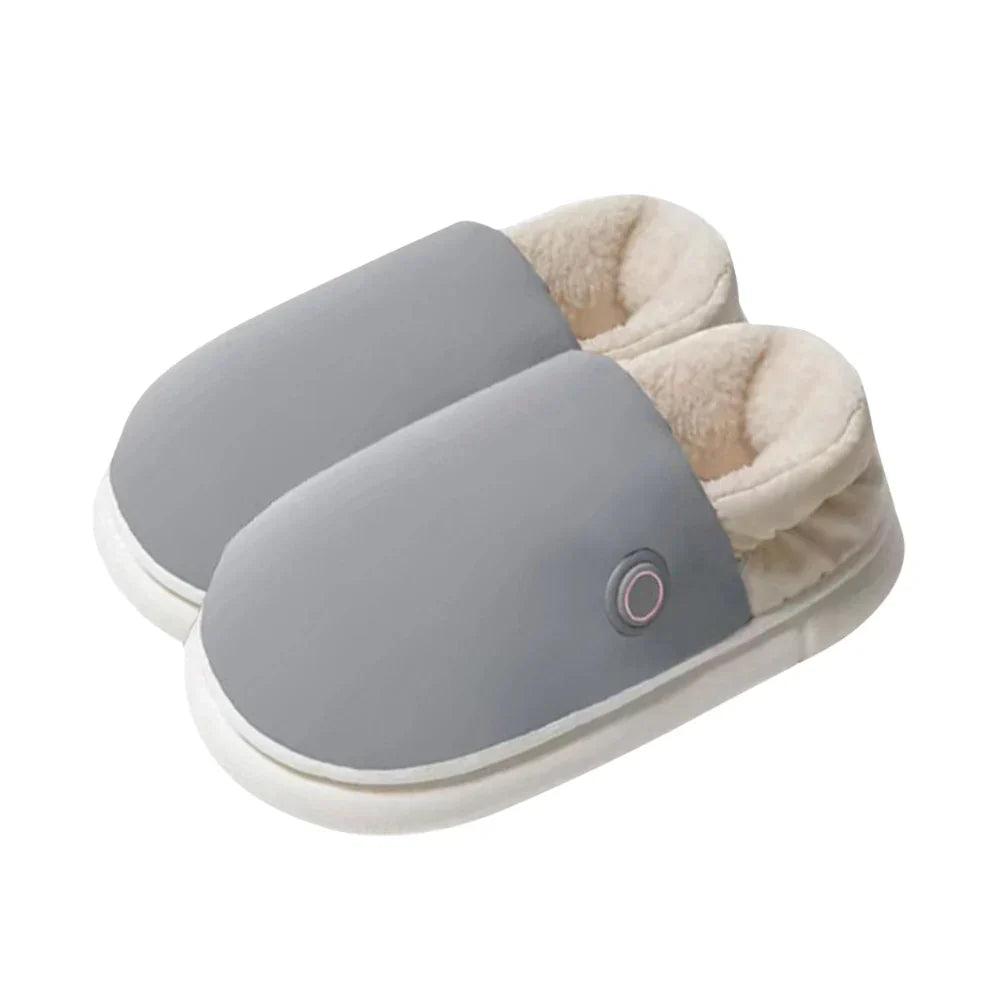 Pantoufles d'Hiver Confortables en Peluche Épaisse avec Chauffage Réglable – Tailles 36-45 0