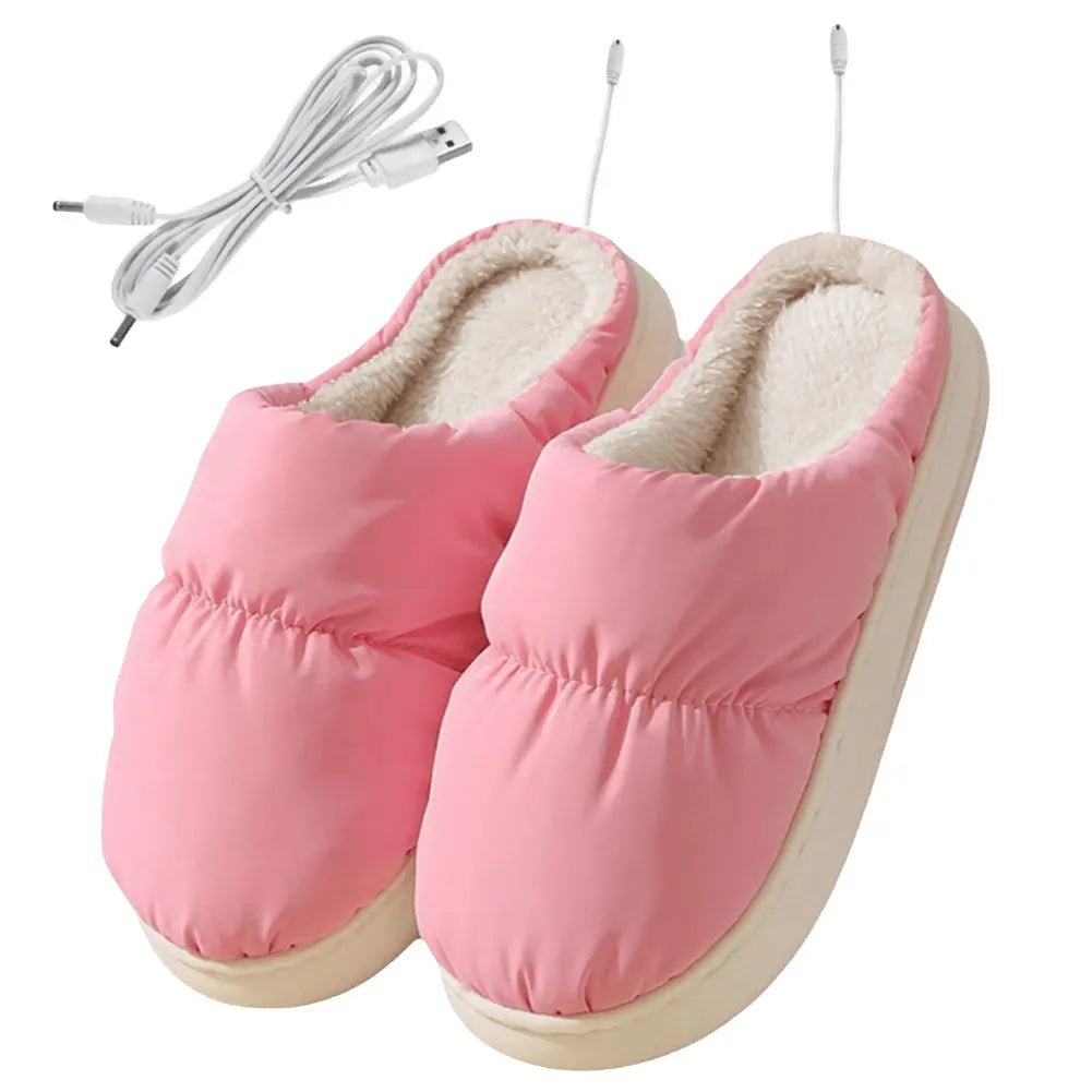 Pantoufles d'Hiver Confortables en Peluche Épaisse avec Chauffage Réglable – Tailles 36-45 6
