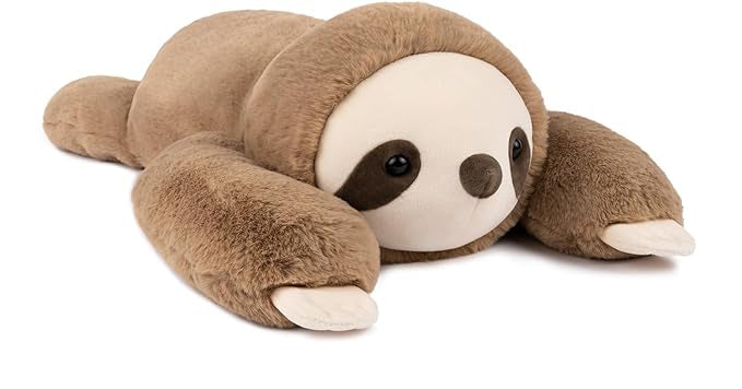 Peluche Paresseux Lestée en Tissu Doux – Compagnon Apaisant pour Adultes et Enfants, 50 cm et 66 cm 0