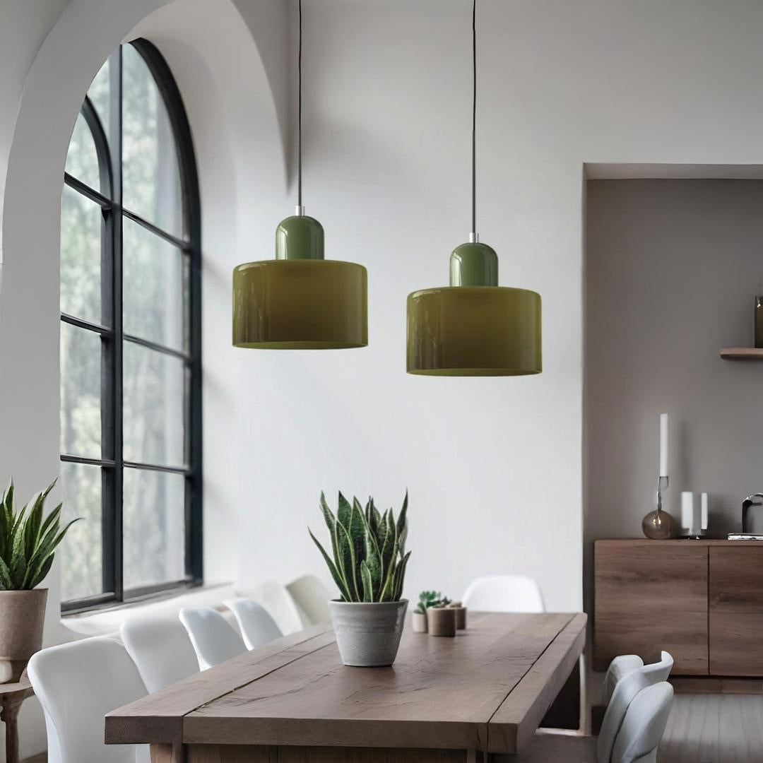 Pendant Light Ceiling Aluminum Glass Modern Hanging Lamp