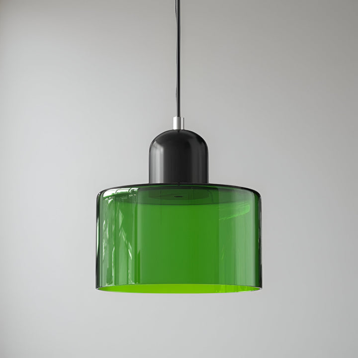 Pendant Light Glass Shade Modern Sculptural Hanging Lamp