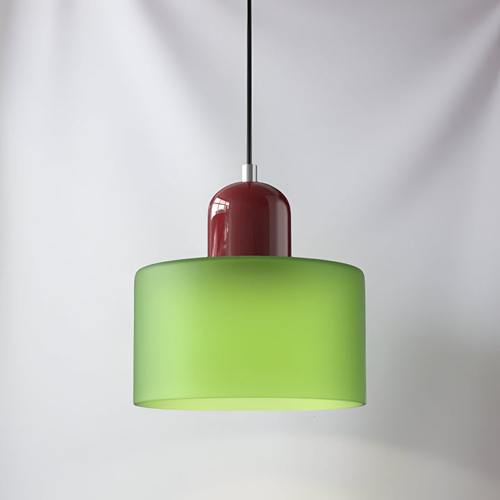Pendant Light Glass Shade Modern Sculptural Hanging Lamp
