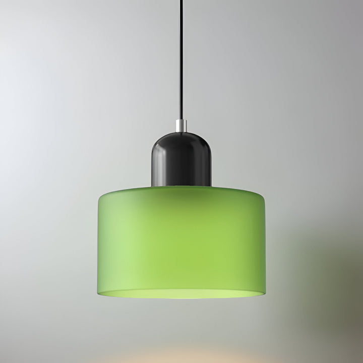 Pendant Light Glass Shade Modern Sculptural Hanging Lamp