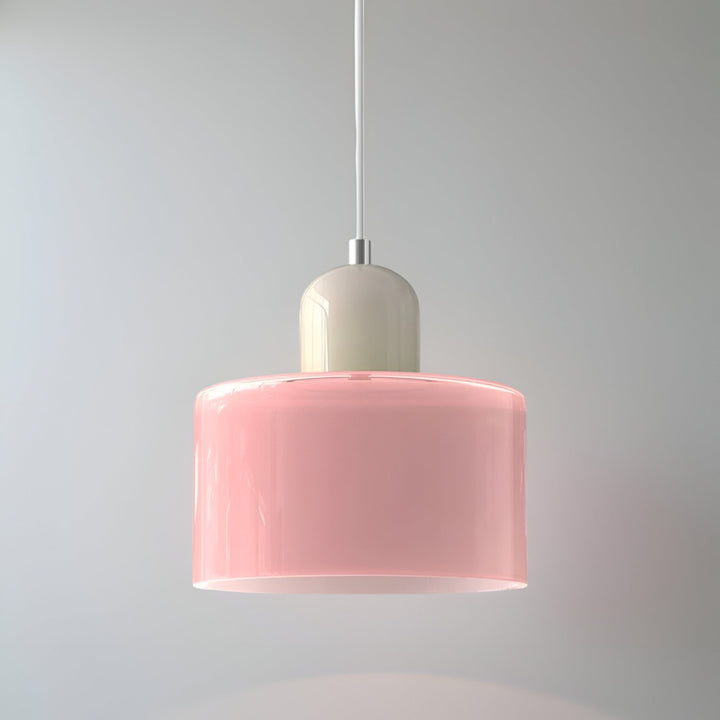 Pendant Light Glass Shade Modern Sculptural Hanging Lamp