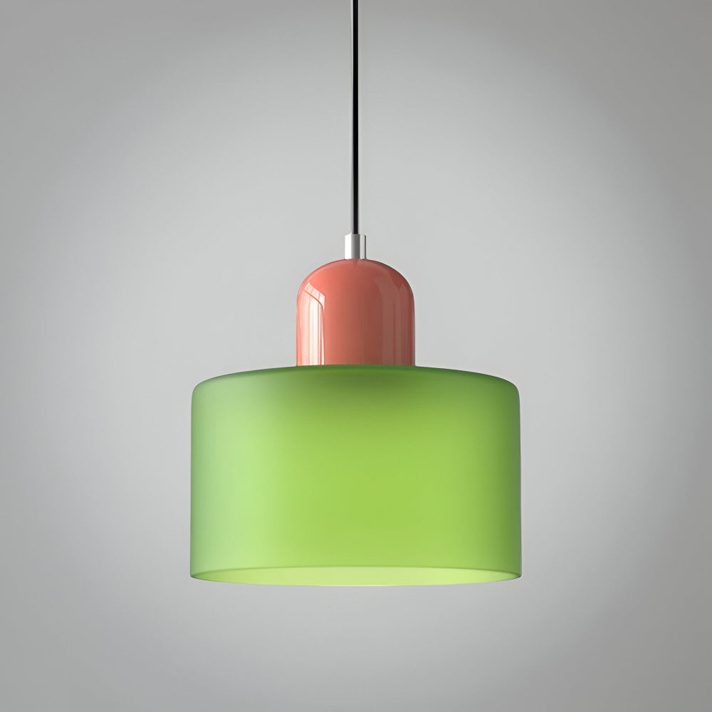 Pendant Light Glass Shade Modern Sculptural Hanging Lamp