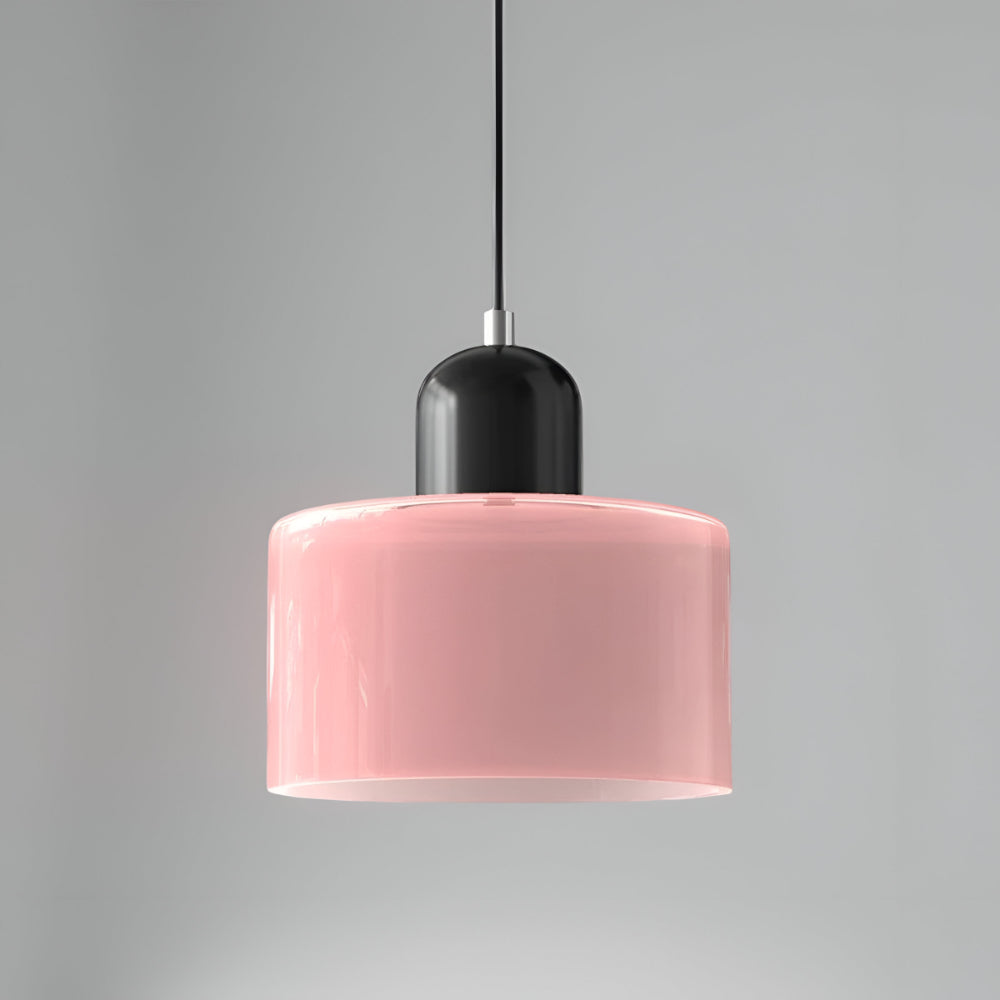 Pendant Light Glass Shade Modern Sculptural Hanging Lamp