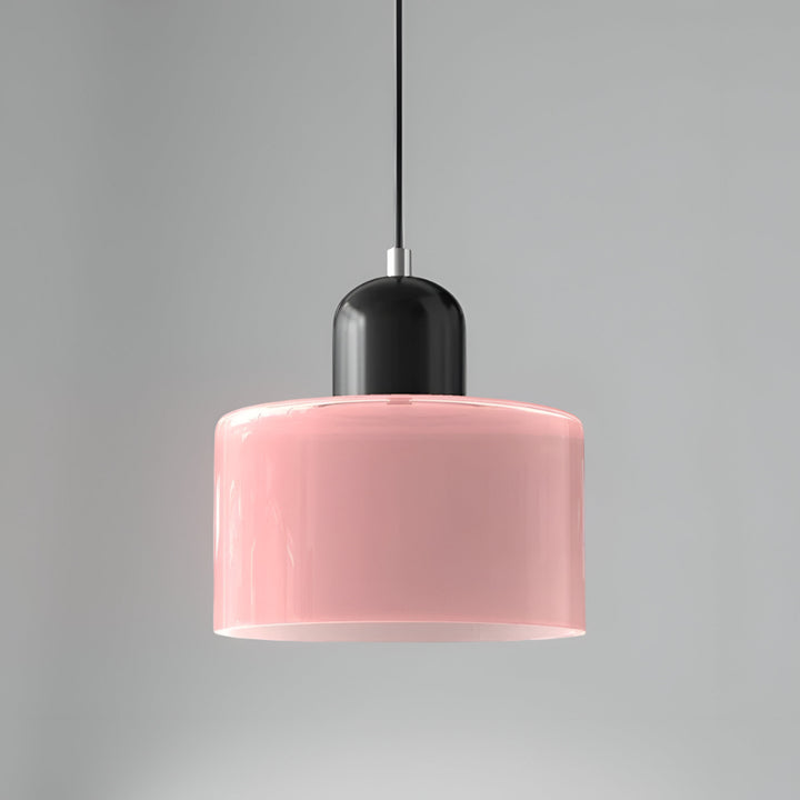 Pendant Light Glass Shade Modern Sculptural Hanging Lamp