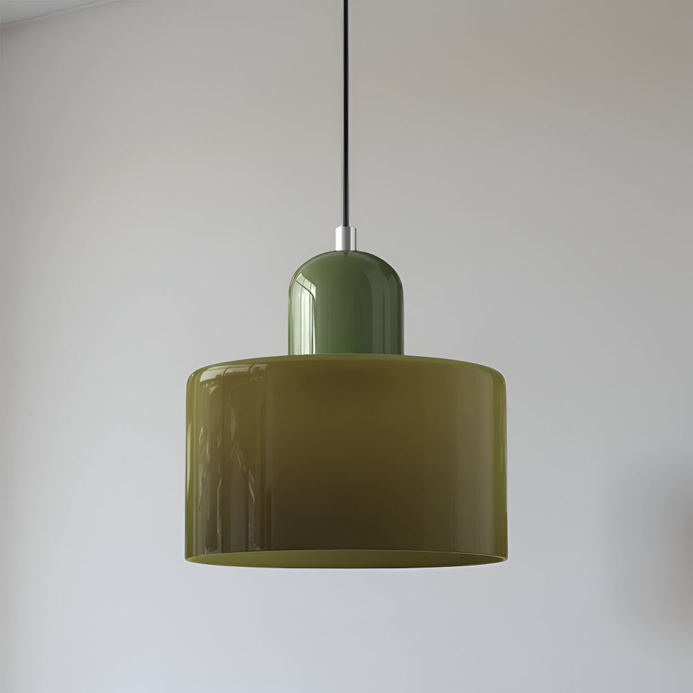 Pendant Light Glass Shade Modern Sculptural Hanging Lamp